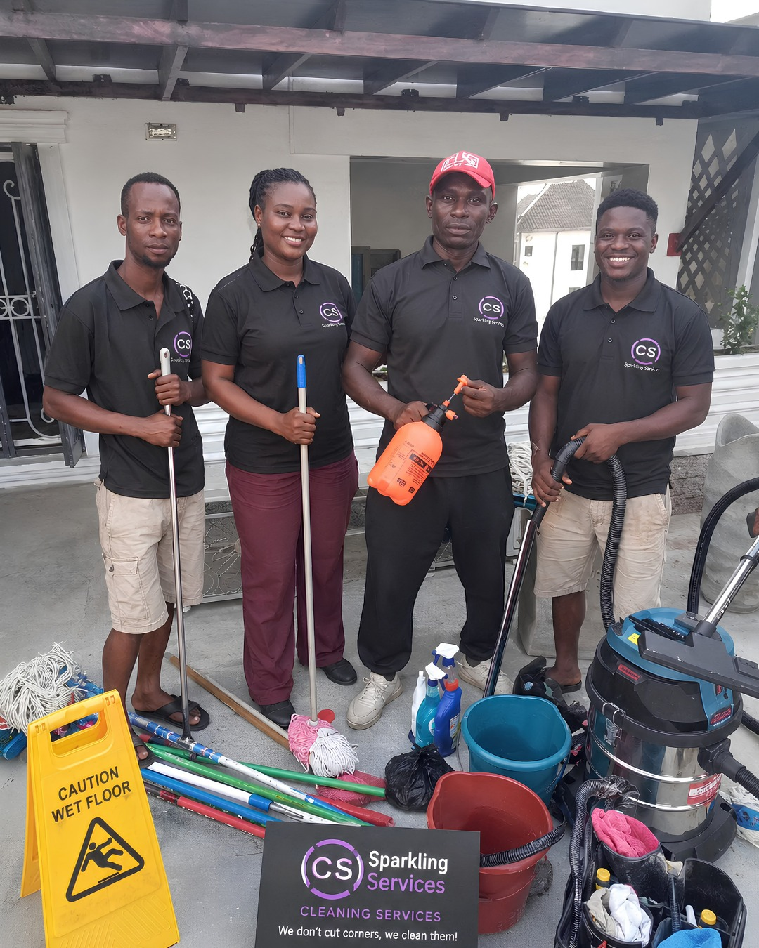Professional CS Sparkling cleaning team